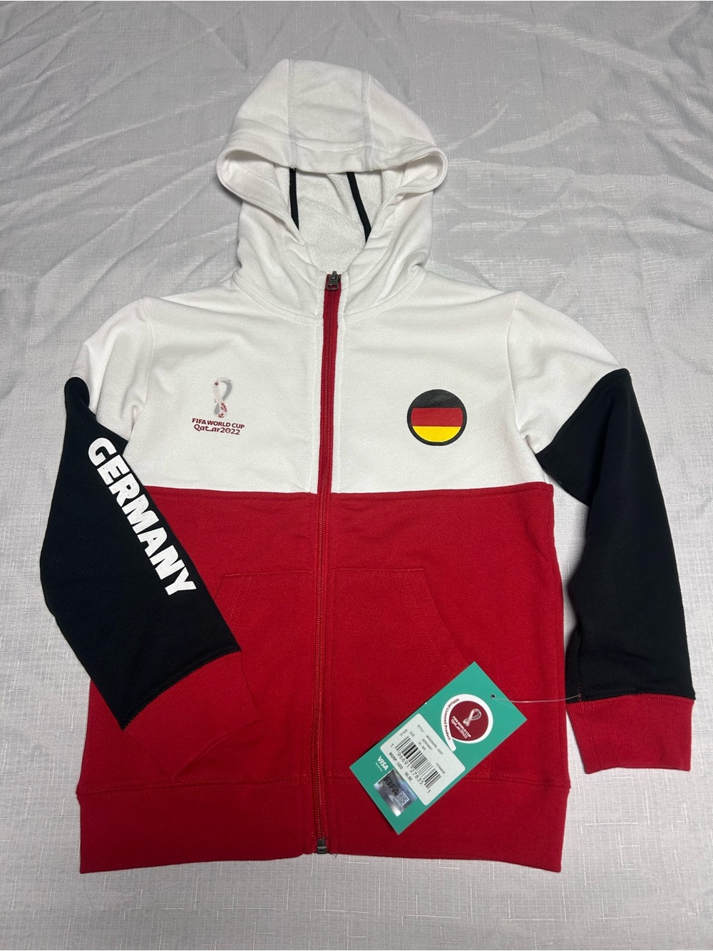 FIFA Licensed World Cup Qatar 2022 Hoodie Sweatshirt Team Germany Medium (5/6)